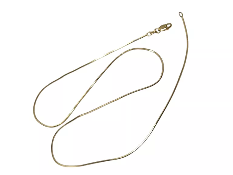 ZŁOTY ŁAŃCUSZEK LINKA 3,09G 585 14K 45,5 CM
