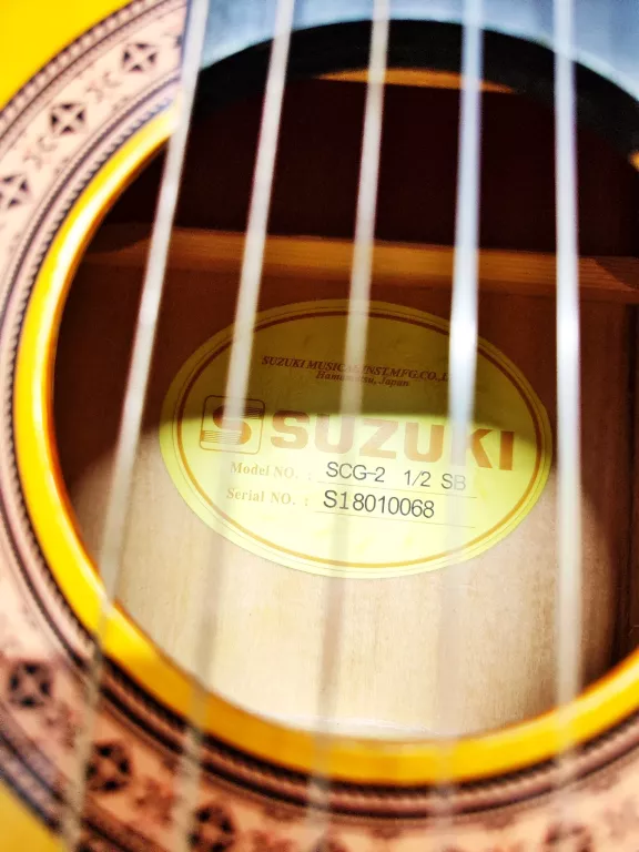 SUZUKI SCG-2 3/4 BK GITARA KLASYCZNA 3/4