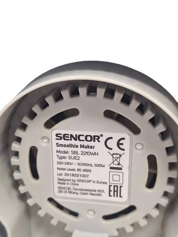 BLENDER KIELICHOWY SENCOR SBL 2210WH. + DWIE ZAKRĘTKI