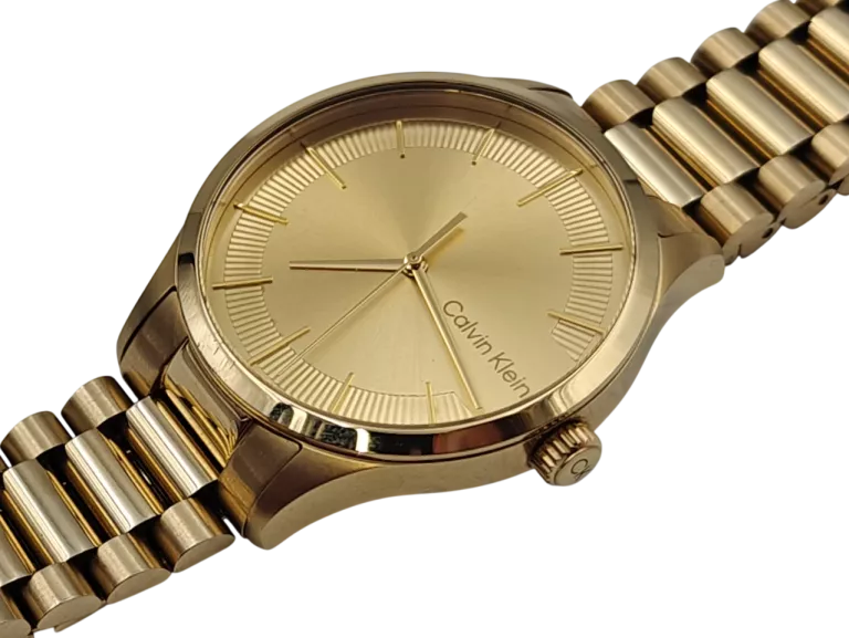 ZEGAREK DAMSKI CALVIN KLEIN ICONIC BRACELET K JW 25200043 ZŁOTY