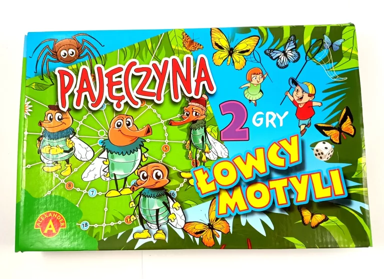 GRA PLANSZOWA PAJĘCZYNA I ŁOWCY MOTYLI