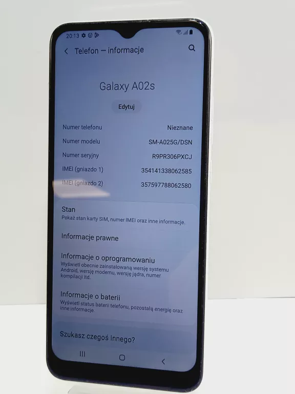 TELEFON SAMSUNG GALAXY A02S 3/32GB