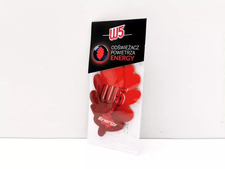 ZAWIESZKA SAMOCHODOWA ZAPACHOWA W5 PAPIEROWA ENERGY DREWNO ZIOŁA 1SZT