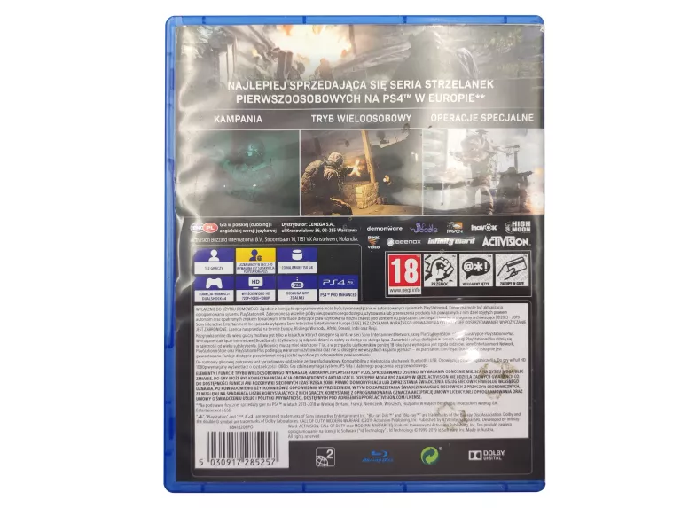 GRA PLAYSTATION 4 CALL OF DUTY MODERN WARFARE