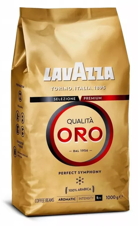 KAWA ZIARNISTA ARABICA LAVAZZA QUALITA ORO 1000 G