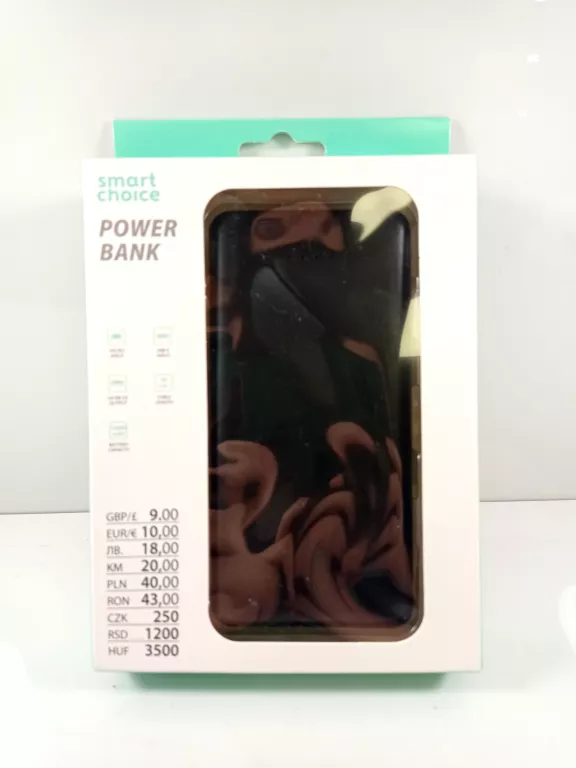 POWERBANK 10 K MAH SMARTCHOICE RÓŻNE KOLORY