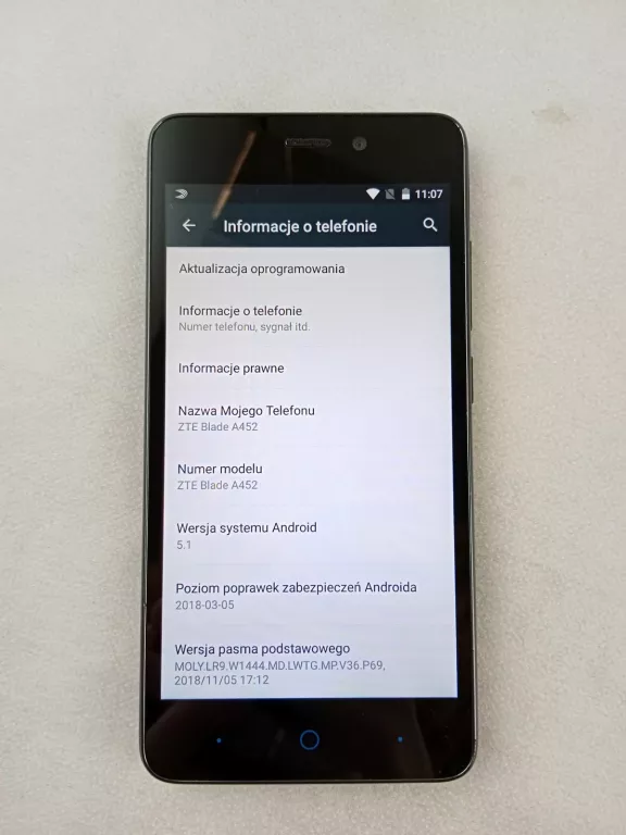 TELEFON ZTE BLADE A452 1/8GB