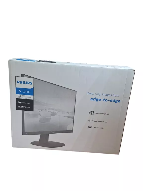 MONITOR PHILIPS V-LINE 243V7QDSB 23.8" 1920X1080PX IPS 4 MS