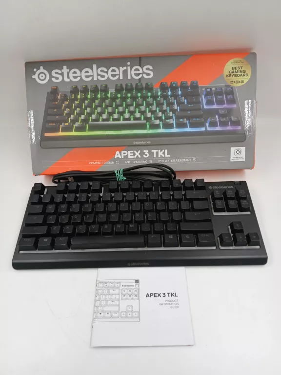 KLAWIATURA STEELSERIES APEX 3 TKL KOMPLET