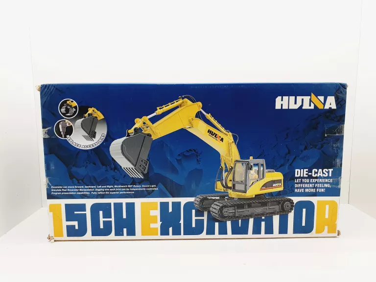 HUINA TOYS ZDALNIE STEROWANA KOPARKA 1:14 KOMPLET