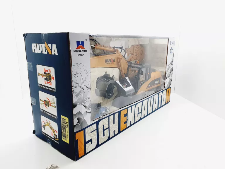 HUINA TOYS ZDALNIE STEROWANA KOPARKA 1:14 KOMPLET