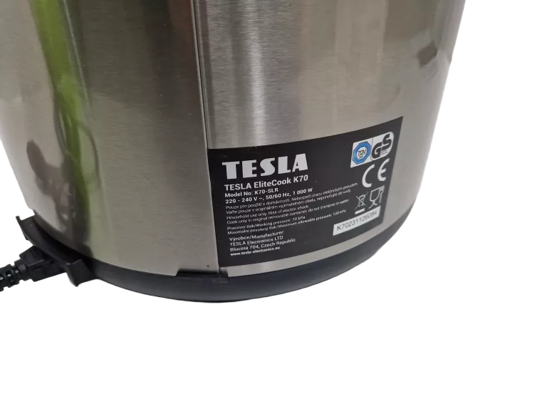 SZYBKOWAR ELEKTRYCZNY TESLA ELITECOOK K70