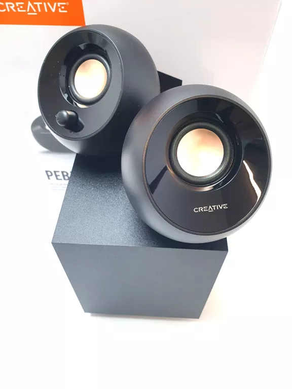 GŁOŚNIKI DO KOMPUTERA CREATIVE 2.1 PEBBLE X PLUS Z SUBUFEREM CZARNY