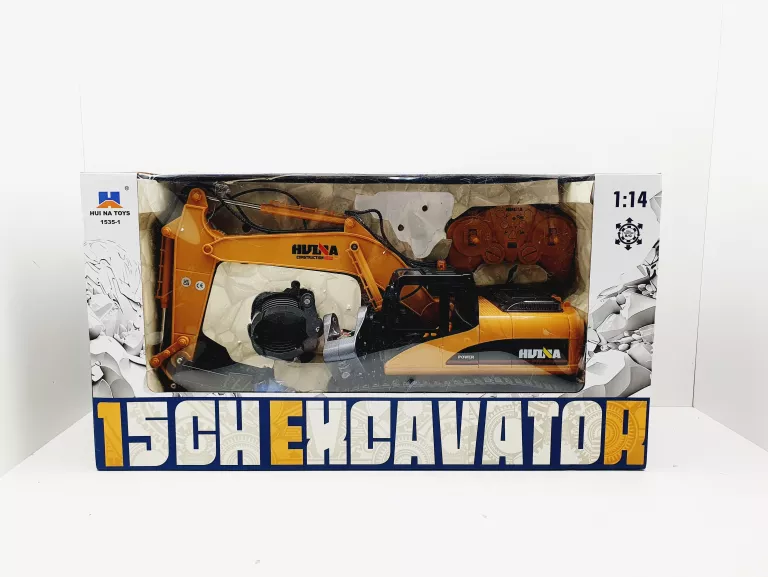 HUINA TOYS ZDALNIE STEROWANA KOPARKA 1:14 KOMPLET