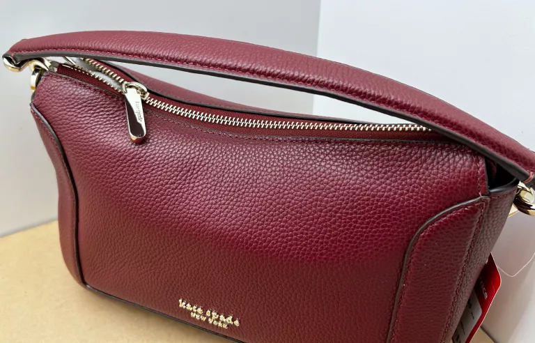TOREBKA KATE SPADE NEW YORK CRUSH JESIENNA CZERWIEŃ 25CM