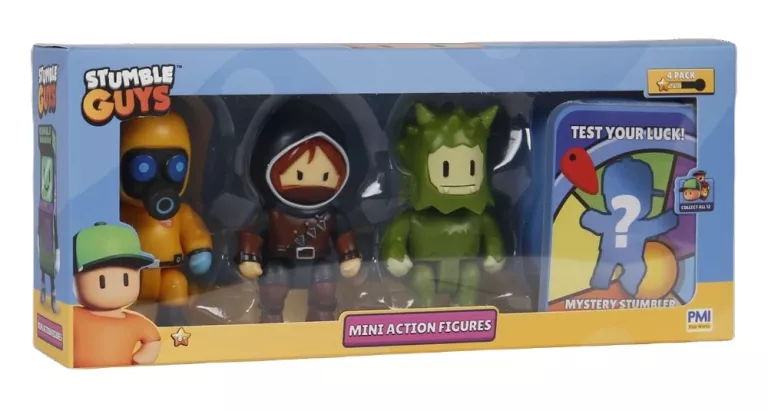 ORYGINALNE FIGURKI STUMBLE GUYS S2 MINI ACTION FIGURES 4 PACK