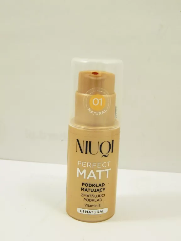 NIUQI SKIN PERFECT MATT PODKŁAD MATUJĄCY 01 NATURAL