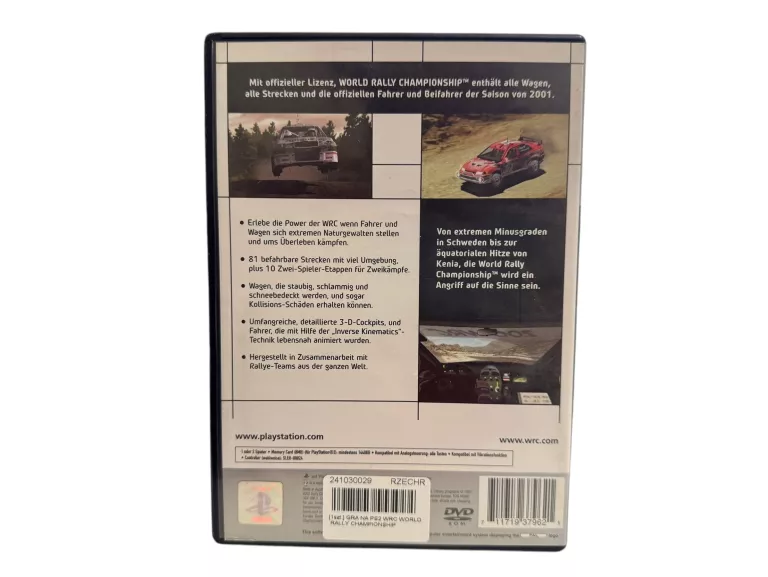 GRA NA PS2 WRC WORLD RALLY CHAMPIONSHIP