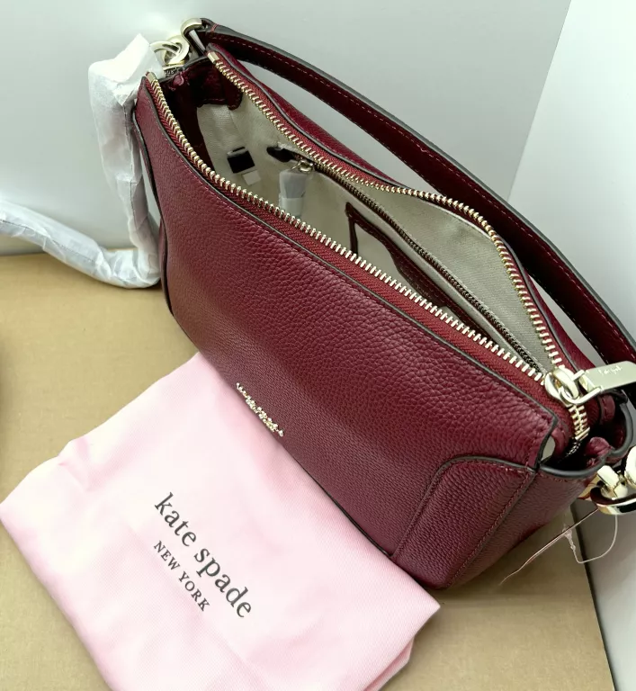 TOREBKA KATE SPADE NEW YORK CRUSH JESIENNA CZERWIEŃ 25CM