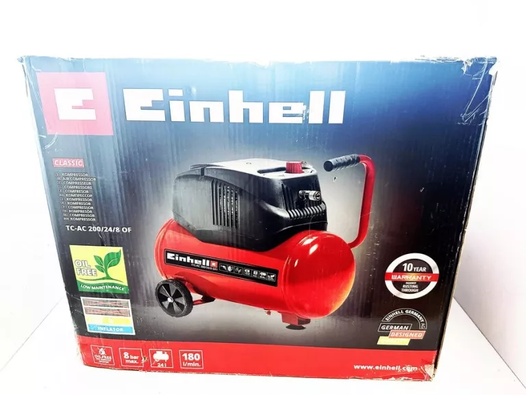 KOMPRESOR BEZOLEJOWY EINHELL TC-AC 200/24/8 24L 8 BAR