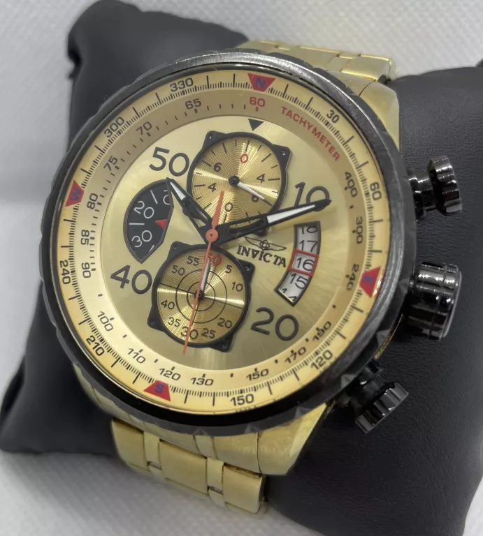 ZEGAREK MĘSKI INVICTA AVIATOR 17205 BRANSOLETA