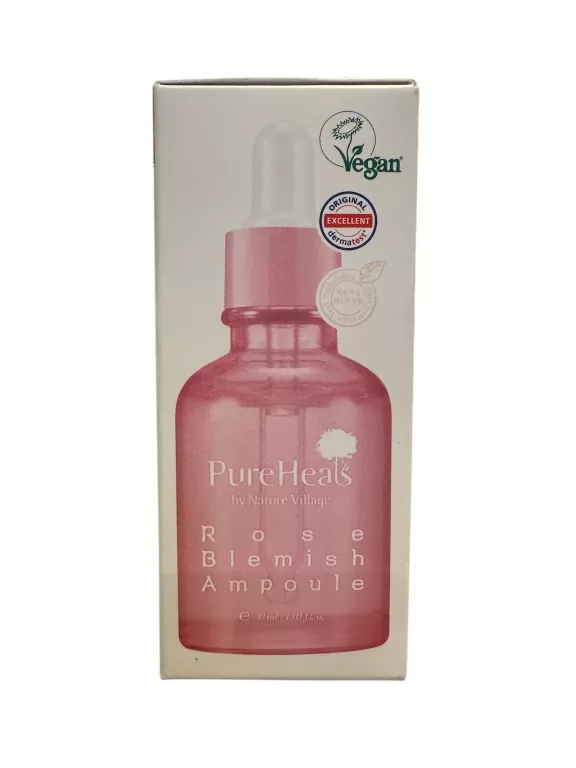 PUREHEALS ROSE BLEMISH AMPULE - NAWILŻAJĄCA AMPUŁKA DO TWARZY 30ML.
