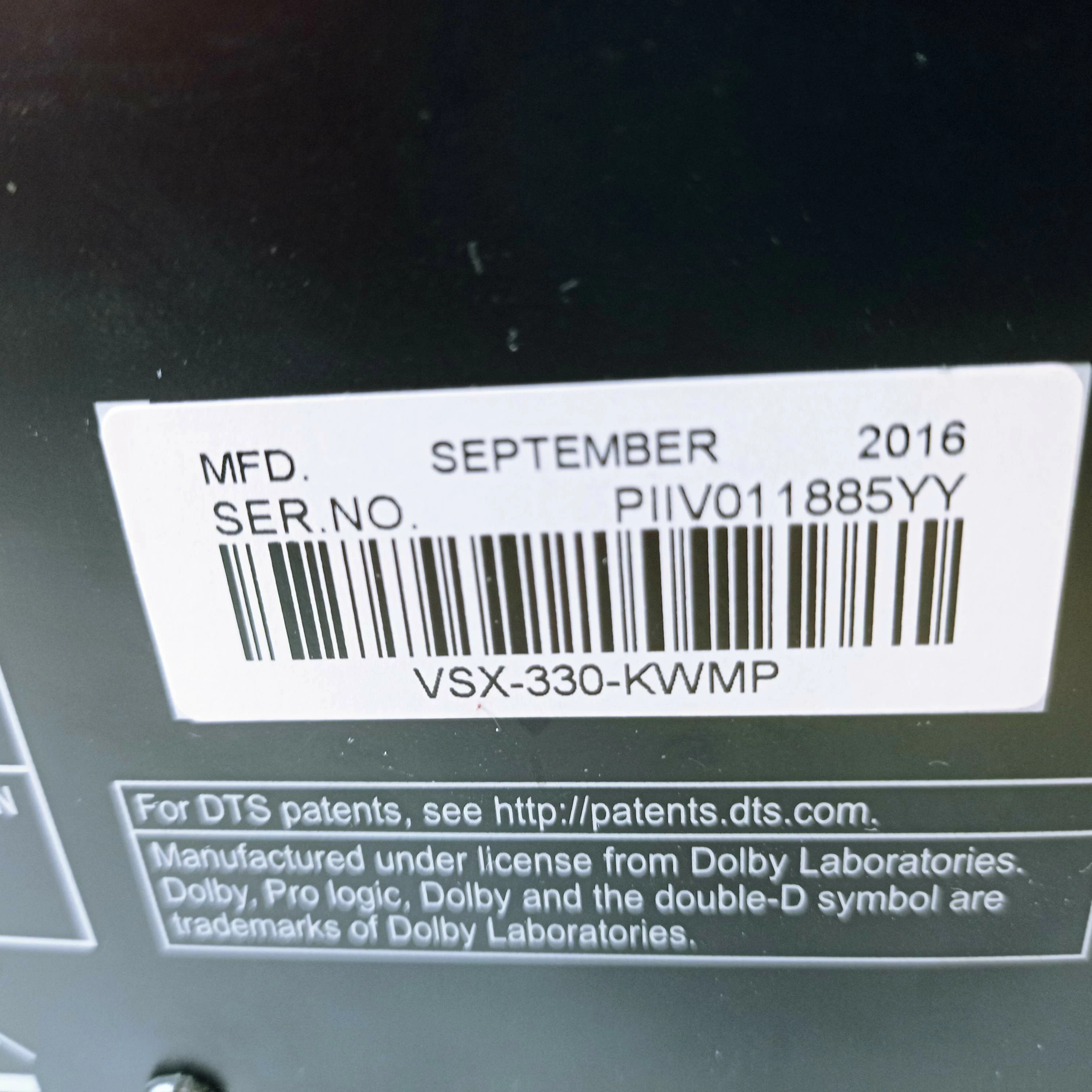 amplituner-pioneer-vsx-330-usb-pilot-kod-producenta-vsx-330k