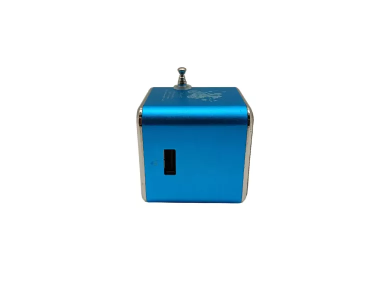 GŁOŚNIK BLUETOOTH Z RADIEM TD-V26 FM CZYTNIK KART PAMIĘCI NIEBIESKI