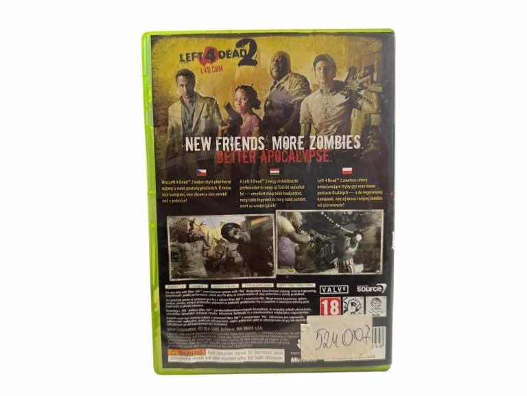 GRA NA XBOX 360 LEFT 4 DEAD 2