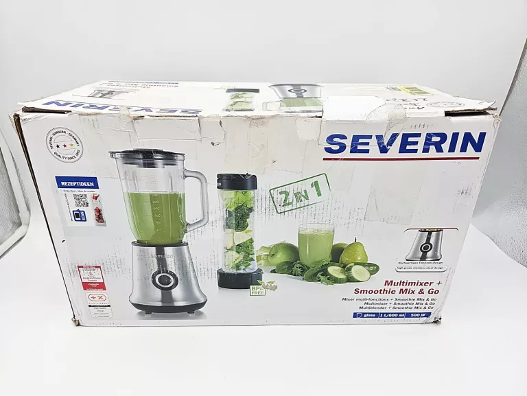 SEVERIN SM 3737 BLENDER KIELICHOWY 1,5L 600W INOX