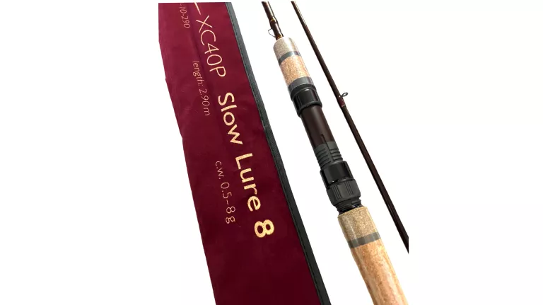 WĘDKA DRAGON FLASH SLOW 2.90M 0.5G - 8G + FUTERAŁ PIĘKNE BORDO