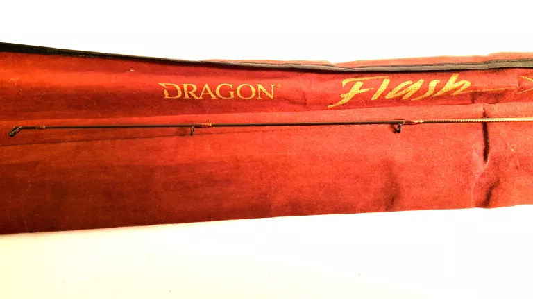 WĘDKA DRAGON FLASH SLOW 2.90M 0.5G - 8G + FUTERAŁ PIĘKNE BORDO