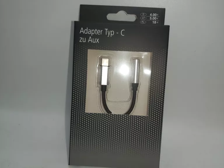 PRZEJŚCIÓWKA ADAPTER TYP C NA AUX WOOLWORTH