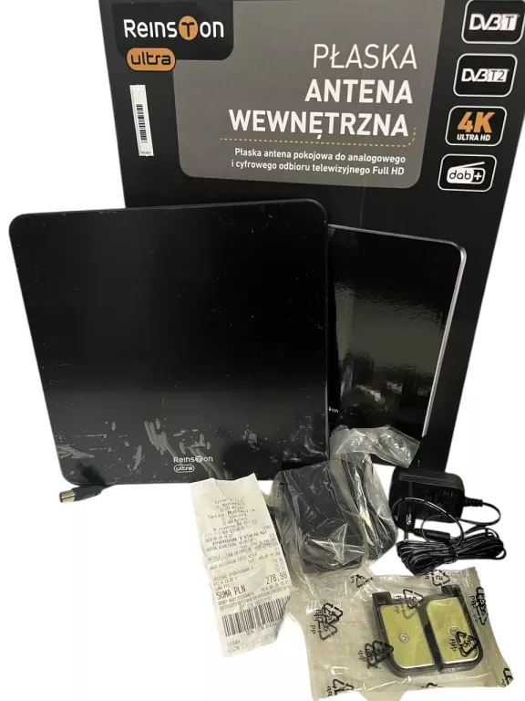 ANTENA PŁASKA REINSTON ULTRA EAN004 GWARANCJA OKAZJA!!