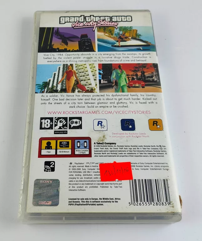GRA GTA VICE CITY STORIES PSP