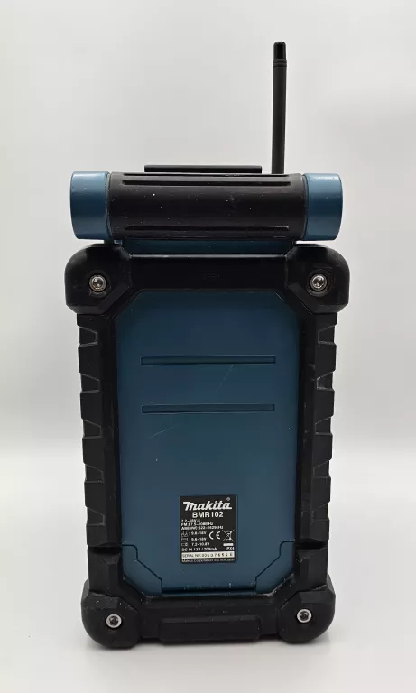 RADIO BUDOWLANE MAKITA BMR102 + ZASILACZ + ŁADOWARKA + AKU + ANTENA