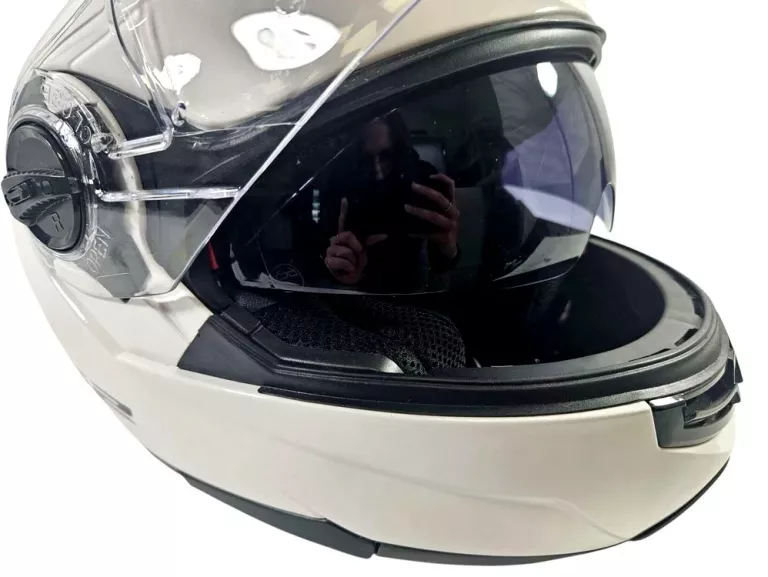 KASK SZCZĘKOWY Z OKULARAMI LS2 STROBE XL