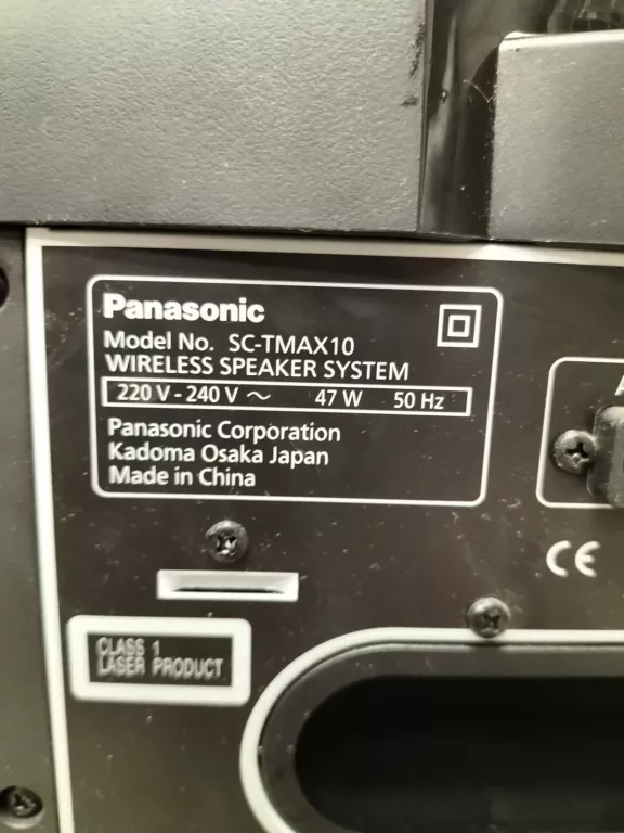 GŁOŚNIK PANASONIC SC-TMAX10 + PILOT