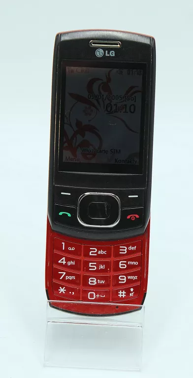 TELEFON  KLAWISZOWY LG GU230 CZERWONY