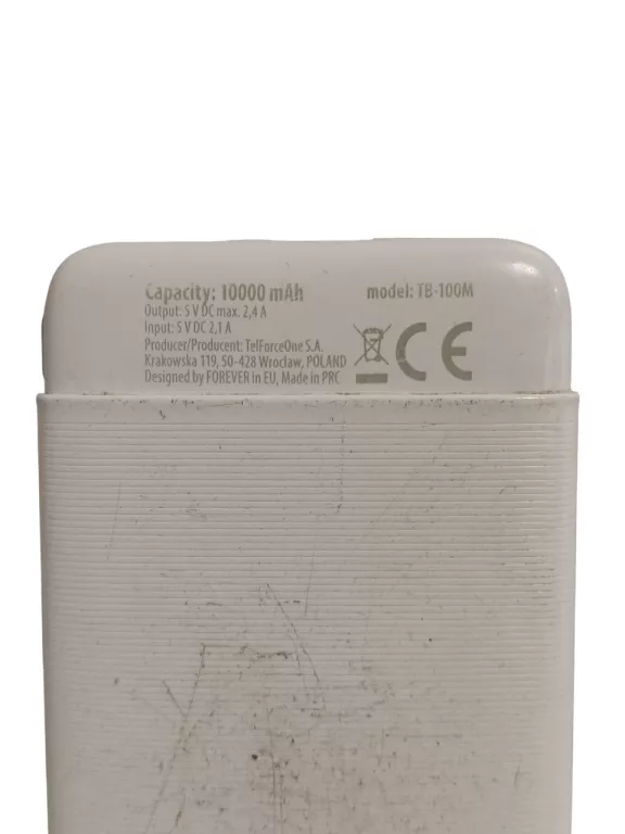 POWERBANK FOREVER 10000 MAH TB-100M