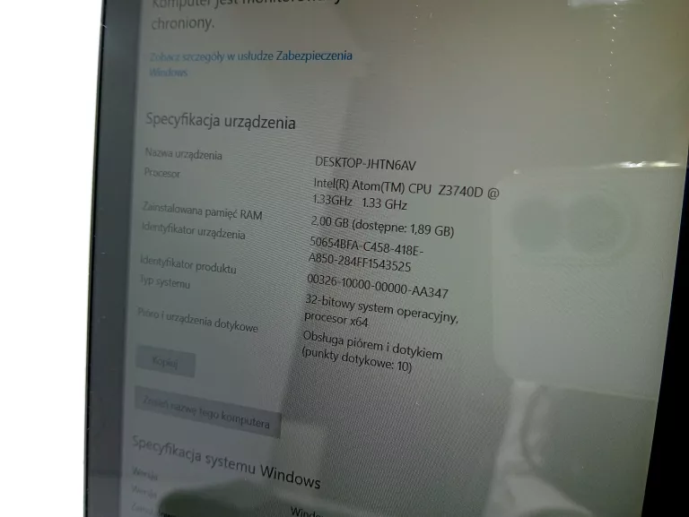 TABLET DELL T01D VENUE 8 PRO /INTEL ATOM CPU Z3740D /2GB RAM/ 64GB /WIN 10