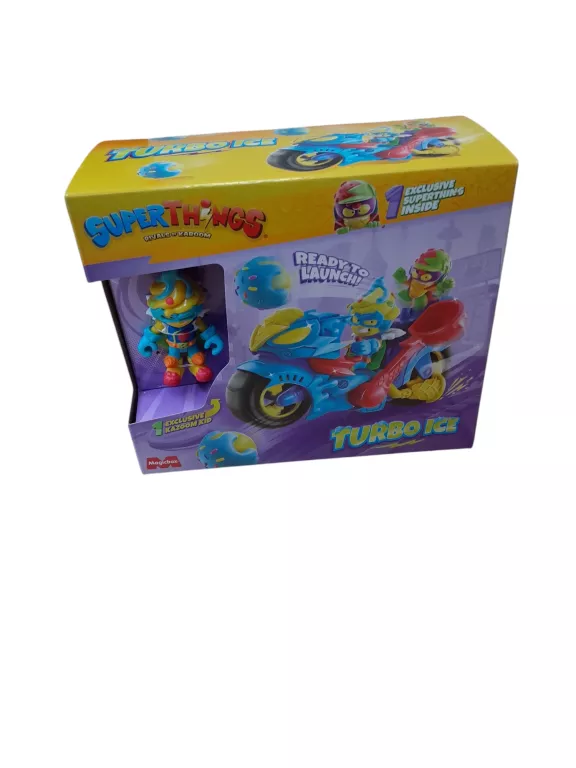SUPER ZINGS THINGS ZESTAW TURBO ICE MOTOCYKL