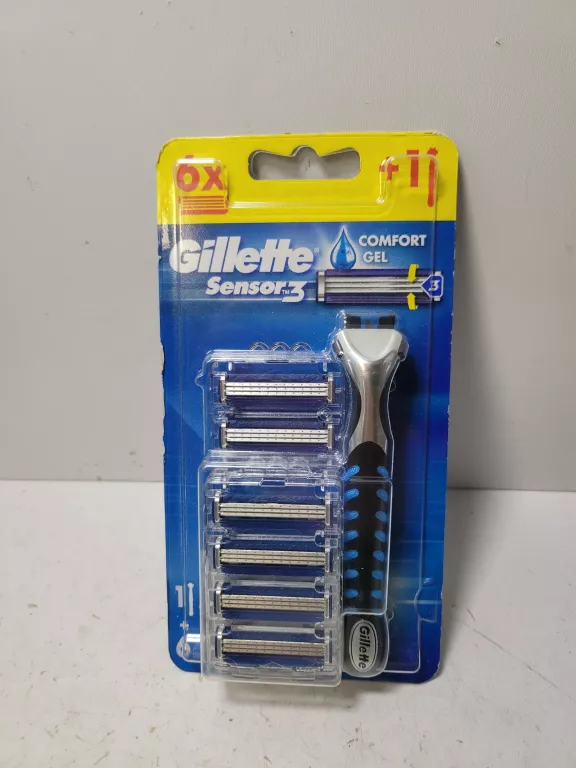 GILLETTE SENSOR3 MASZYNKA DO GOLENIA - 6 OSTRZY