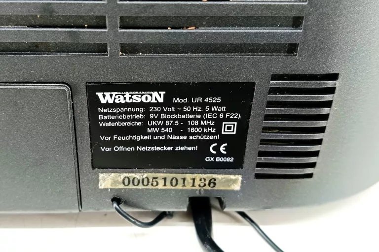 RADIOBUDZIK WATSON UR4525