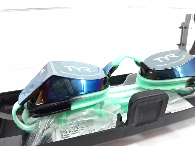 OKULARY PŁYWACKIE DAMSKIE TYR BLACKOPS 140 EV LUSTRZANE 299