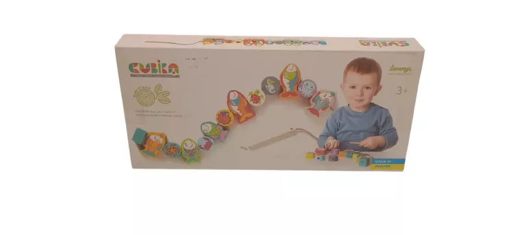 CUBIKA DREWNIANE NAWLEKANE RYBKI