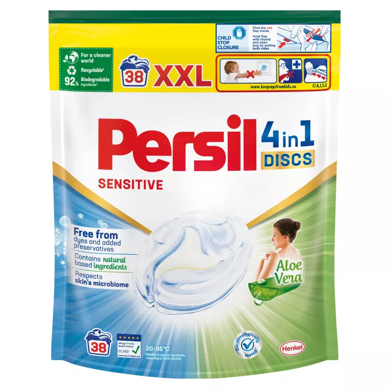 PERSIL KAPSUŁKI DO PRANIA SENSITIVE 4W1 38SZT