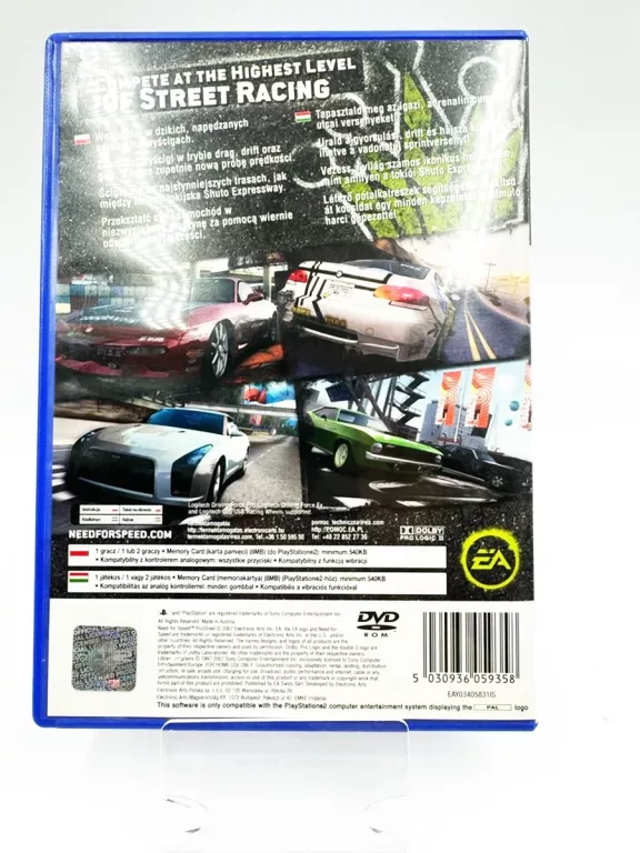 GRA NEED FOR SPEED PROSTREET PLAYSTATION 2 PS2