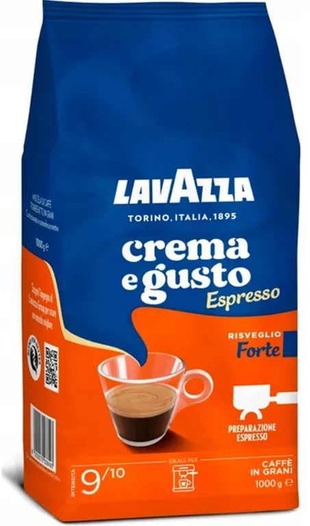 !!!LAVAZZA CREMA E GUSTO FORTE ESPRESSO INTENSYWNA MOCNA 8000070038493