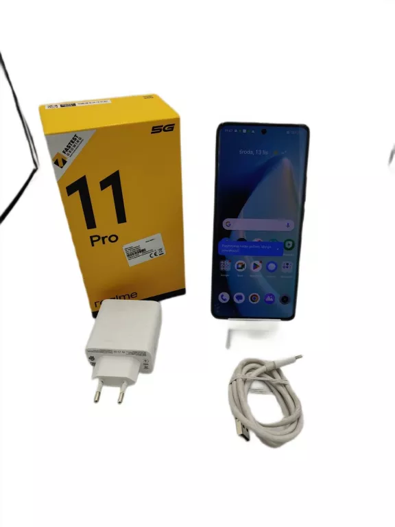 TELEFON REALME 11 PRO 128/8 GB PUDEŁKO ŁADOWARKA